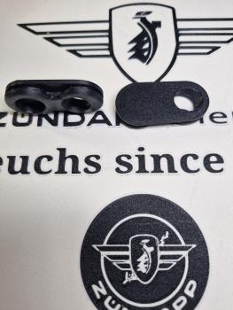 Zündapp 2 Stück Gummitülle für die Frontmaske der Blinkerdurchführung 448-19.115 TPU